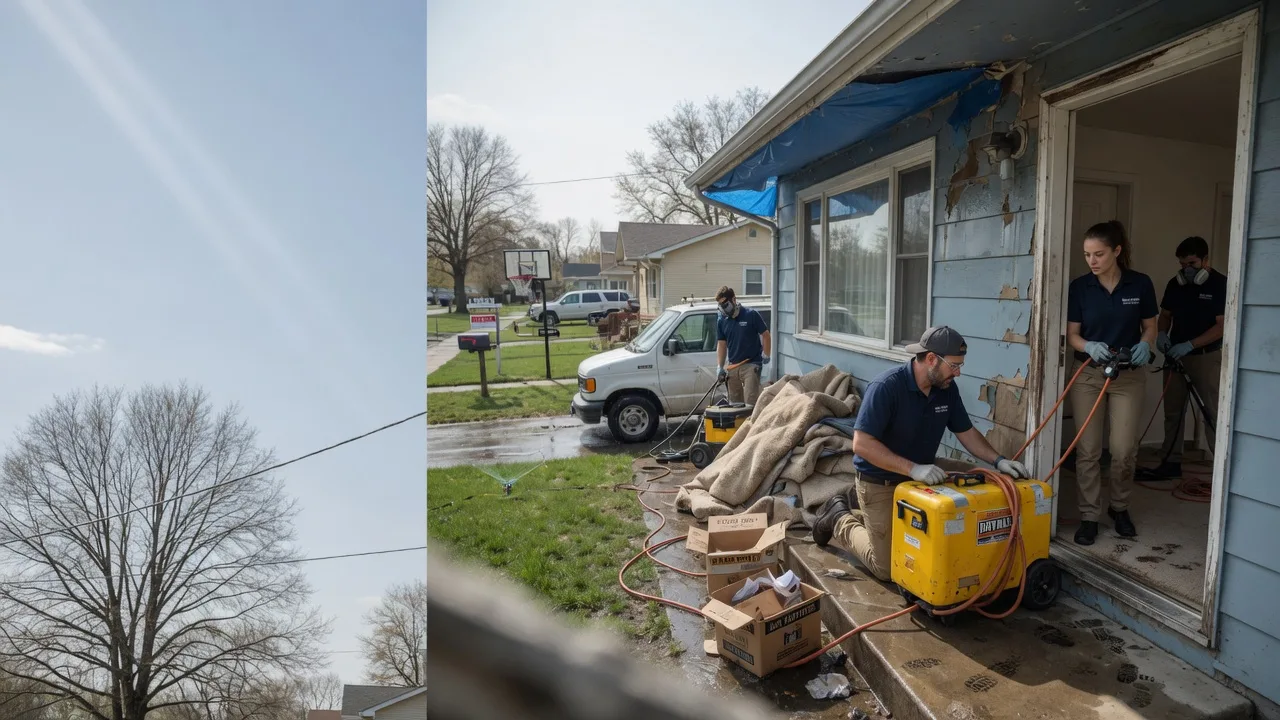 Basement Flood Cleanup in Granville, IL near me
